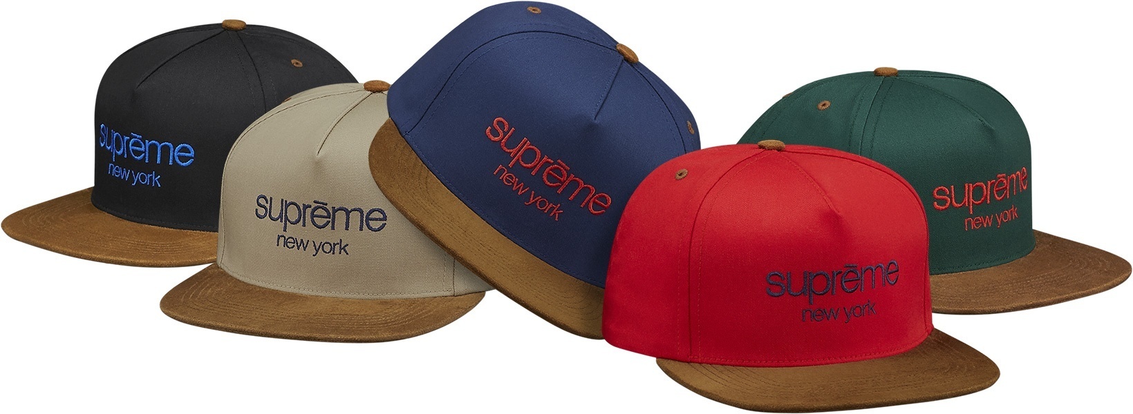 Classic Logo Suede Visor 5-Panel